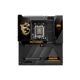  MSI MEG X870E GODLIKE | Processor family AMD | Processor socket AM5 | Supported hard disk drive interfaces SATA
