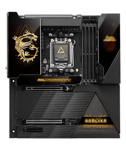  MSI MEG X870E GODLIKE | Processor family AMD | Processor socket AM5 | Supported hard disk drive interfaces SATA  Hover