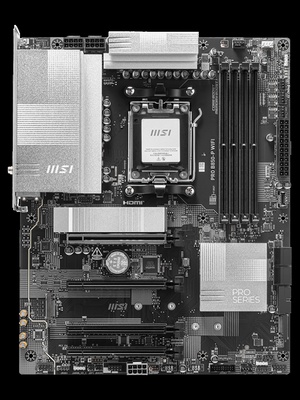  MSI PRO B850-P WIFI | Processor family AMD | Processor socket AM5 | DDR5 | Supported hard disk drive interfaces SATA  Hover