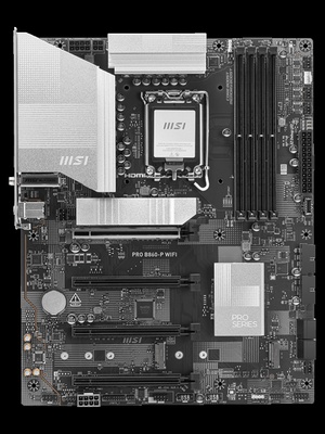  MSI PRO B860-P WIFI | Processor family Intel | Processor socket LGA1851 | DDR5 | Supported hard disk drive interfaces SATA  Hover