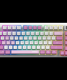 Tastatūra MSI FORGE GK600 TKL WIRELESS VIOLET | Gaming keyboard | Wireless | US | 2.4 GHz Wireless  Hover