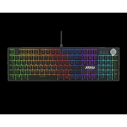 Tastatūra MSI FORGE GK320 RED US | Gaming keyboard | Wired | US | Mechanical RED Switches