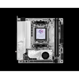  MSI MPG B850I EDGE TI WIFI | Processor family AMD B850 | Processor socket AM5 | DDR5 | Supported hard disk drive interfaces SATA