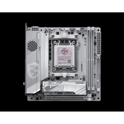  MSI MPG X870I EDGE TI EVO WIFI | Processor family AMD | Processor socket AM5 | DDR5 | Supported hard disk drive interfaces SATA