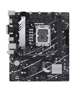  Asus PRIME B760M-K D4 Processor family Intel Processor socket  LGA1700 DDR4 DIMM Memory slots 2 Supported hard disk drive interfaces 	SATA  Hover