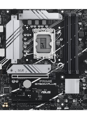  ASUS PRIME B760M-PLUS | Processor family Intel B760 | Processor socket 1 x LGA1700 Socket | 4 DIMM slots - DDR5  Hover