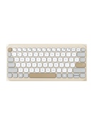 Tastatūra Asus Marshmallow KW100 | Keyboard | Wireless | US International | Oat Milk | Bluetooth