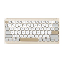 Tastatūra Asus Marshmallow KW100 | Keyboard | Wireless | US International | Oat Milk | Bluetooth
