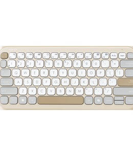 Tastatūra Asus Marshmallow KW100 | Keyboard | Wireless | US International | Oat Milk | Bluetooth  Hover