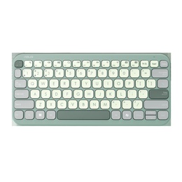 Tastatūra Asus Marshmallow KW100 | Keyboard | Wireless | US International | Green Tea Latte