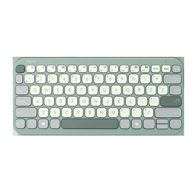 Tastatūra Asus Marshmallow KW100 | Keyboard | Wireless | US International | Green Tea Latte