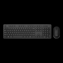 Tastatūra Asus CW100 | Keyboard and Mouse Set | Wireless | US | Black