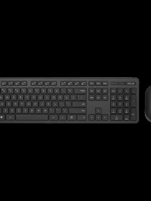 Tastatūra Asus CW100 | Keyboard and Mouse Set | Wireless | US | Black  Hover