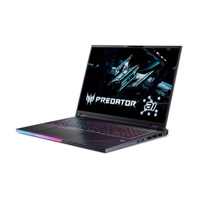  Acer Predator Helios Neo 18 AI PH18-73-94FE 18 FHD i9-275HX/32GB/NVIDIA GF RTX 5080/Win11/ENG kbd/Black/2Y Warranty | Acer | Predator Helios 18 AI PH18-73-94FE | Black | 18  | IPS | WQXGA | 250 Hz | Intel Core U9 | 275HX | 32 GB | DDR5 | Solid-state drive capacity 2000 GB | NVIDIA GeForce RTX 5080 | Windows 11 Home | Keyboard language English | Keyboard backlit | Warranty 24 month(s)