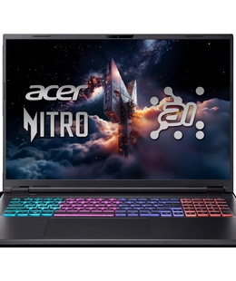  Acer | Nitro 18 AI AN18-61-R40J | Obsidian Black | 18  | IPS | WQXGA | 2560 x 1600 pixels | AMD Ryzen AI 7 | 350 | 16 GB | DDR5 | Solid-state drive capacity 1000 GB | NVIDIA GeForce RTX 5070 | GDDR7 | 8 GB | Windows 11 Home | 802.11ax | Bluetooth version 5.3 | Keyboard language US international | Keyboard backlit | Warranty 24 month(s)  Hover