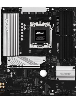  ASRock B850M PRO RS | Processor family AMD | Processor socket AM5 | DDR5 | Supported hard disk drive interfaces SATA  Hover