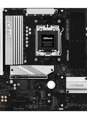  ASRock B850M PRO RS WIFI | Processor family AMD | Processor socket AM5 | DDR5 | Supported hard disk drive interfaces SATA  Hover