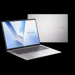  Asus Vivobook 16 M1607KA-MB150W | Cool Silver | 16  | IPS | WUXGA | 1920 x 1200 pixels | Anti-glare | AMD Ryzen AI 5 | 330 | 16 GB | DDR5 | Solid-state drive capacity 512 GB | AMD Radeon Graphics | Windows 11 Home | 802.11ax | Bluetooth version 5.3 | Keyboard language English | Keyboard backlit | Warranty 24 month(s)