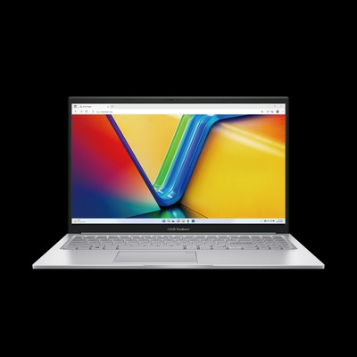  Asus | Vivobook 15 F1504VA-BQ146W | Cool Silver | 15.6  | IPS | FHD | 1920 x 1080 pixels | Anti-glare | Intel Core 5 | 120U | 8 GB | DDR4 | Solid-state drive capacity 1000 GB | Intel Graphics | Windows 11 Home | 802.11ax | Bluetooth version 5.2 | Keyboard language English | Keyboard backlit | Warranty 24 month(s)