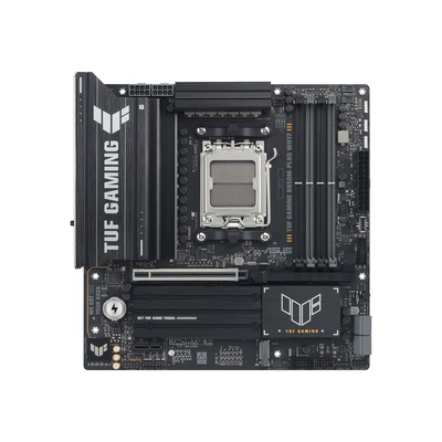  Asus TUF GAMING B850M-PLUS WIFI7 | Processor family AMD | Processor socket AM5 | DDR5 | Supported hard disk drive interfaces SATA