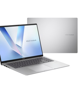  Asus Vivobook 16 M1607KA-MB186W | Cool Silver | 16  | IPS | WUXGA | 1920 x 1200 pixels | Anti-glare | AMD Ryzen AI 5 | 330 | 16 GB | DDR5 | Solid-state drive capacity 512 GB | AMD Radeon Graphics | Windows 11 Home | 802.11ax | Bluetooth version 5.3 | Keyboard language US international | Keyboard backlit | Warranty 24 month(s) | Battery warranty 12 month(s)  Hover