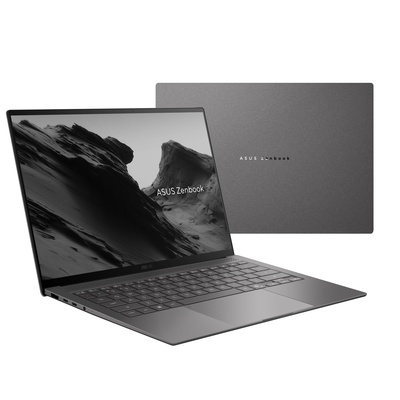  Asus Zenbook S14 UX5406AA-SU052W | Antrim Gray | 14  | OLED | Touchscreen | 3K | 2880 x 1800 pixels | 120 Hz | Glossy | Intel Core Ultra 9 | 368H | 32 GB | LPDDR5X | Solid-state drive capacity 1000 GB | Intel Graphics | Windows 11 Home | 802.11be | Bluetooth version 6.0 | Keyboard language US international | Keyboard backlit | Warranty 24 month(s) | Battery warranty 12 month(s)