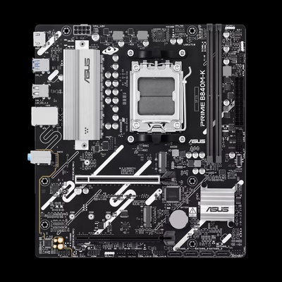  Asus PRIME B840M-K | Processor family AMD | Processor socket AM5 | DDR5 | Supported hard disk drive interfaces SATA