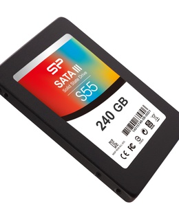  Silicon Power Slim S55 240 GB SSD interface SATA Write speed 450 MB/s Read speed 550 MB/s  Hover
