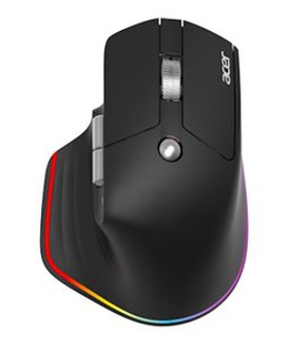 Pele Acer Easy Fit wireless Mouse |2.4GHz and BT5.0 | Black | Acer  Hover