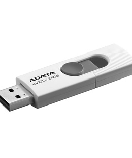  ADATA | UV220 | 64 GB | USB 2.0 | White/Gray  Hover