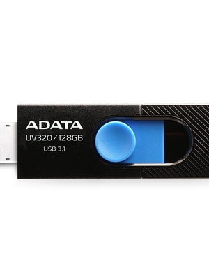  ADATA | UV320 | 128 GB | USB 3.1 | Black/Blue  Hover