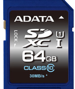  ADATA Premier 64 GB SDHC Flash memory class 10 No  Hover