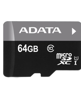  ADATA Premier UHS-I 64 GB MicroSDXC Flash memory class 10 SD adapter  Hover
