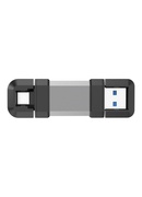  Silicon Power Dual USB Drive | Mobile C51 | 64 GB | USB Type-A and USB Type-C | Silver