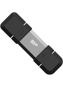  Silicon Power Dual USB Drive | Mobile C51 | 128 GB | USB Type-A and USB Type-C | Silver