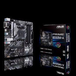  Asus | PRIME B550M-A | Processor family AMD | Processor socket AM4 | DDR4 | Memory slots 4 | Supported hard disk drive interfaces M.2