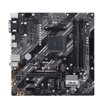  Asus | PRIME B550M-K | Processor family AMD | Processor socket AM4 | DDR4 | Memory slots 4 | Chipset AMD B | Micro ATX