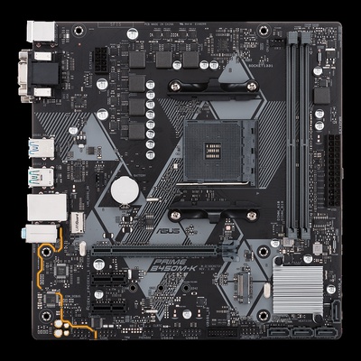  Asus | PRIME B450M-K II | Processor family AMD | Processor socket AM4 | DDR4 | Memory slots 2 | Chipset AMD B | Micro ATX