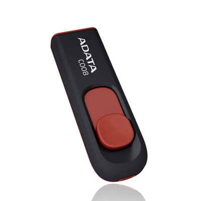  ADATA | C008 | 32 GB | USB 2.0 | Black/Red