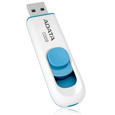  ADATA | C008 | 32 GB | USB 2.0 | White/Blue