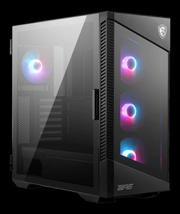  MSI | PC Case | MPG VELOX 100R | Side window | Black | Mid-Tower | Power supply included No | ATX  Hover