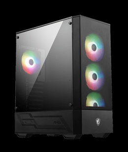  MSI | PC Case | MAG FORGE 112R | Side window | Black | Mid-Tower | Power supply included No | ATX  Hover