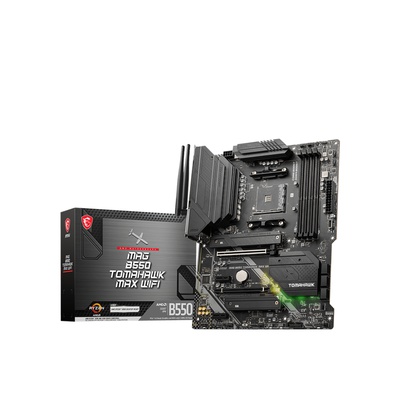  MSI | MAG B550 TOMAHAWK MAX WIFI | Processor family AMD | Processor socket AM4 | DDR4 DIMM | Memory slots 4 | Supported hard disk drive interfaces 	SATA