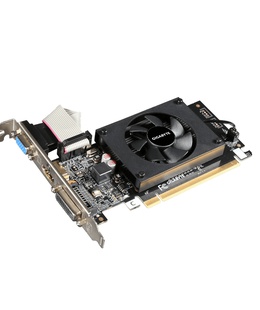  Gigabyte | GV-N710D3-2GL 2.0 | NVIDIA | 2 GB | GeForce GT 710 | DDR3 | Cooling type Active | DVI-D ports quantity 1 | HDMI ports quantity 1 | PCI Express 2.0 | Memory clock speed 1600 MHz | Processor frequency 954 MHz | VGA (D-Sub) ports quantity 1  Hover