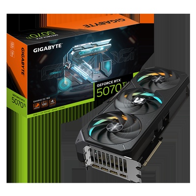  Gigabyte GeForce RTX 5070 Ti GAMING OC 16G | NVIDIA | 16 GB | GeForce RTX 5070 Ti | HDMI ports quantity 1 | PCI-E 5.0