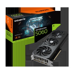  Gigabyte GeForce RTX 5060 GAMING OC 8G | NVIDIA | 8 GB | GeForce RTX 5060 | GDDR7 | HDMI ports quantity 1 | PCI-E 5.0