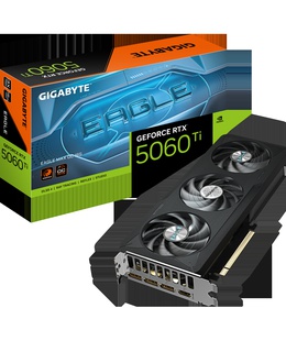  Gigabyte GeForce RTX 5060 Ti EAGLE MAX OC 16G | NVIDIA | 16 GB | GeForce RTX 5060 Ti | GDDR7 | HDMI ports quantity 1 | PCI-E 5.0  Hover