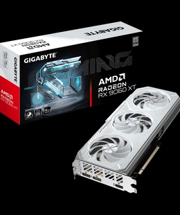  Gigabyte Radeon RX 9060 XT GAMING OC ICE 16G | AMD | 16 GB | Radeon RX 9060 XT | GDDR6 | HDMI ports quantity 1 | PCI-E 5.0  Hover