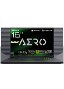  Gigabyte AERO X16 1VH-93EEC94AH | 16  | IPS | QHD+ | 165 Hz | AMD Ryzen Al 7 | 350 | 16 GB | DDR5 | Solid-state drive capacity 1000 GB | NVIDIA GeForce RTX 5060 | GDDR7 | 8 GB | Windows 11 Home | 802.11ax | Bluetooth version 5.2 | Keyboard language US international | Keyboard backlit | Warranty 24 month(s)