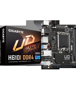  Gigabyte | H610I DDR4 1.0 M/B | Processor family Intel | Processor socket  LGA1700 | DDR4 DIMM | Memory slots 2 | Supported hard disk drive interfaces 	SATA  Hover